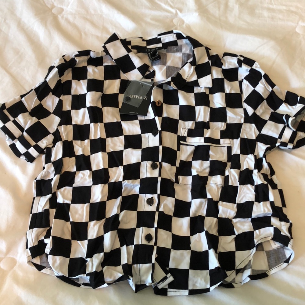 Forever 21 checkered top
